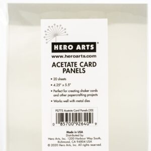 Hero Arts Acetate Card Panels – 20 Pack